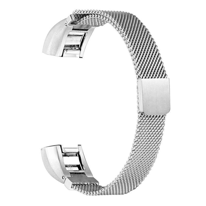 FITBIT ALTA Milanese Loop Watch Strap-Silver