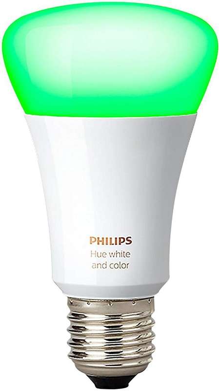 Philips Hue White and COLOUR Ambiance A19 10w Dimmable LED Smart Bulb - Compatible with Alexa  Ap...