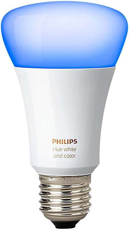 Philips Hue White and COLOUR Ambiance A19 10w Dimmable LED Smart Bulb - Compatible with Alexa  Ap...