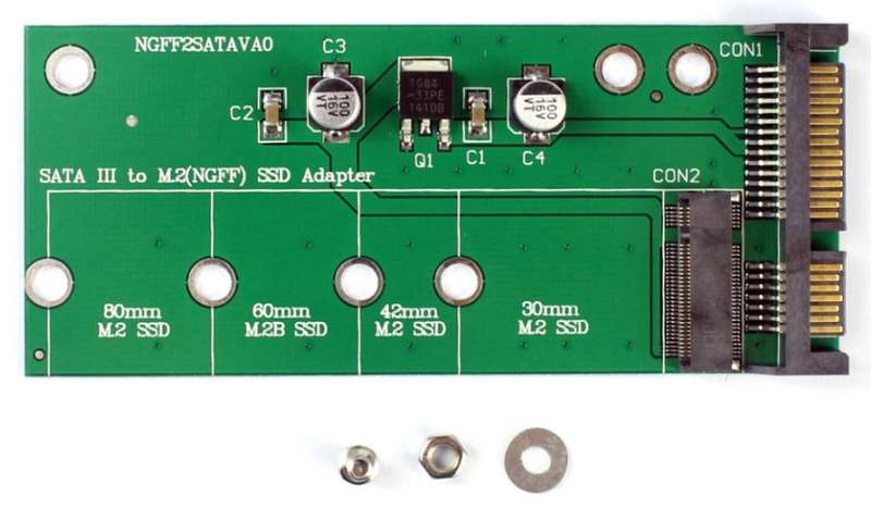NGFF M.2 SSD to 2.5 SATA 3 Converter