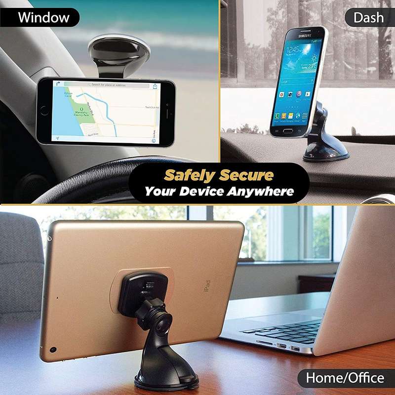 SCOSCHE MAGKIT MagicMount Universal Magnetic Dash Suction Cup Mount for the Car