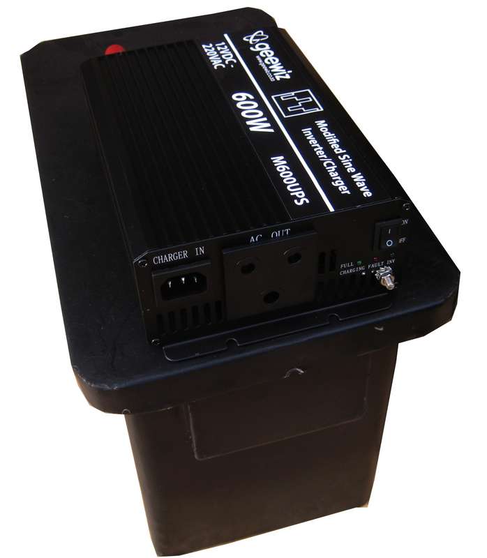 600W Inverter + 102Ah Battery (4 HOUR BATTERY LIFE) KIT - No No