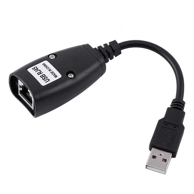 50m USB Extender over Cat5e / Cat6 + 4 Way USB HUB