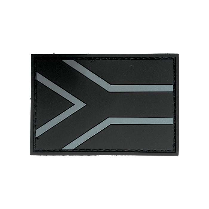 DZI PVC SA Flag Velcro Patch - Drop Zone Industries (DZI) Black