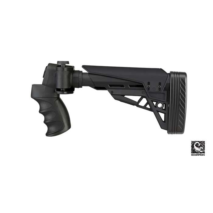ATI 12 Guage TactLite Adjustable Side Folding Shotgun Stock for Mossberg/Remington/Winchester - ATI