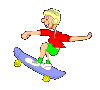 Boy on skateboard - Click image to download.