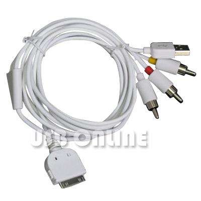 MULTI FUNCTION CABLE FOR IPHONE *** CHARGE *** AV *** SYNC *** ALL IN ONE