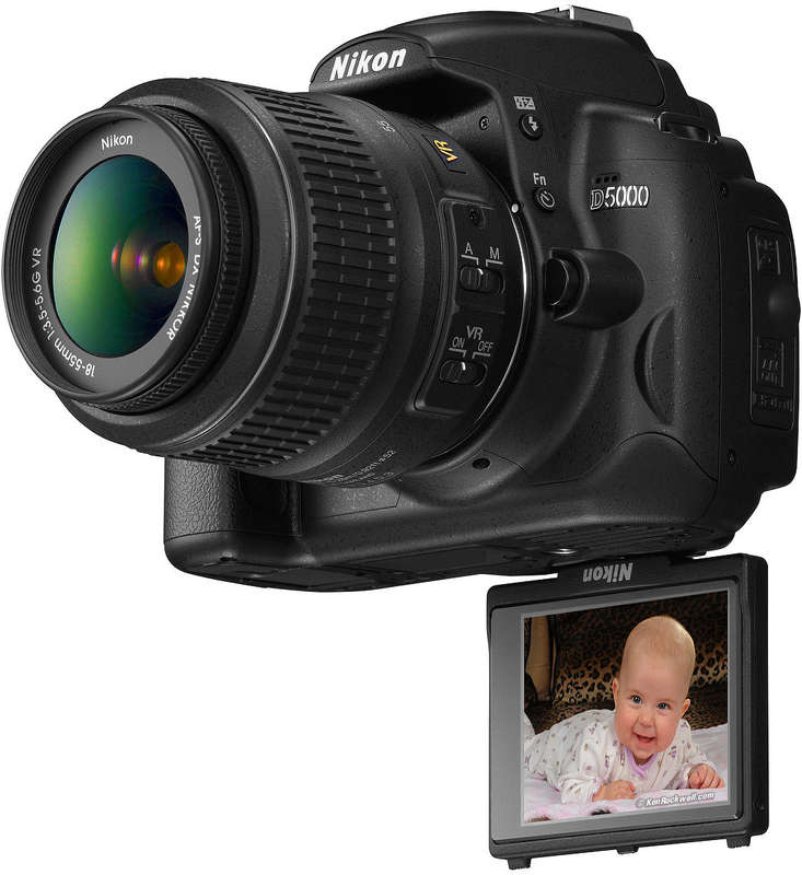 Nikon D5000 with Nikon 18-55mm VR Lens - in Stock - Next day delivery