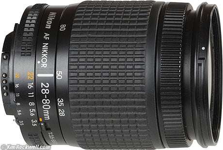 NIKON 28-80mm LENS