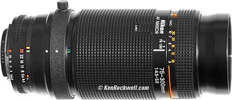 Nikon AF Nikkor 75-300mm f4.5-5.6 -