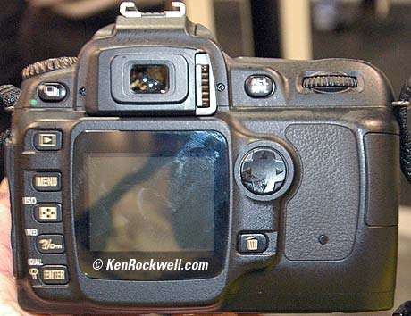 Nikon D50 rear