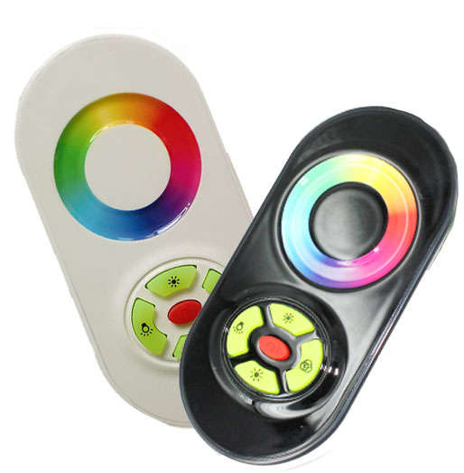 LED Color Controller RF Touch Wheel (white) by lumi LED Lights