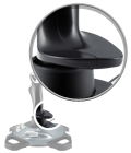 Twist-handle rudder 