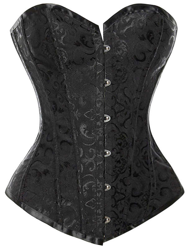 brocade corset, sexy corset, Strapless brocade corset, #N1852