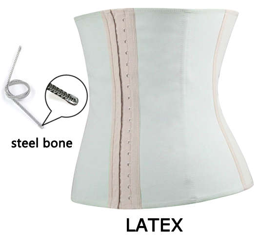 Latex Underbust Corset, Elastic Body Shaper Bustier, High Quality Ivory Steel Bone Underbust Corset, #N9549