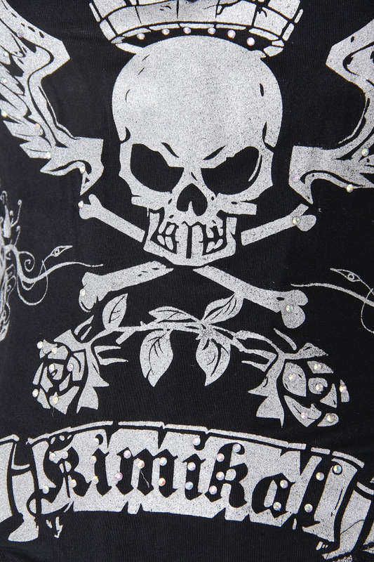 Magic Printed Rhinestone Corset, Lord Skull Printed Corset, Printed Corset, #N4241