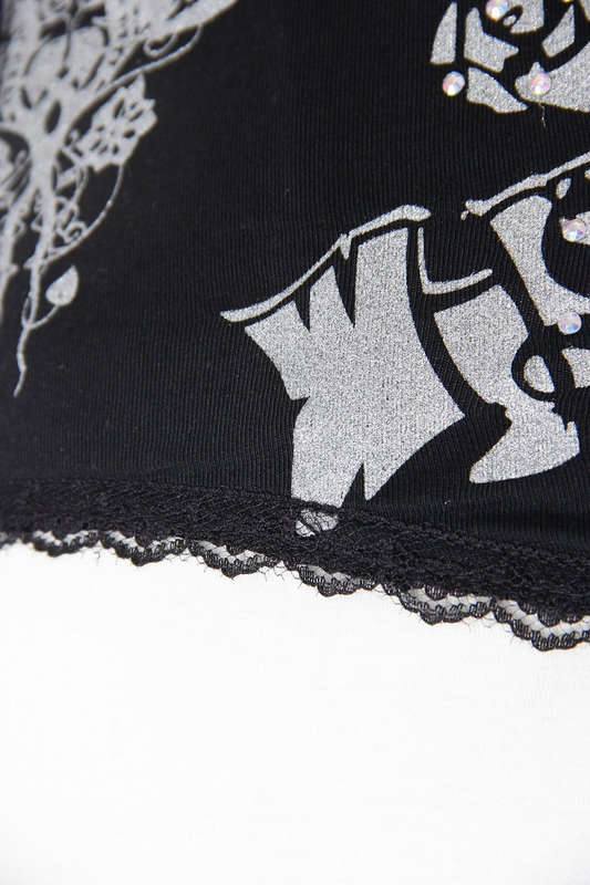Magic Printed Rhinestone Corset, Lord Skull Printed Corset, Printed Corset, #N4241