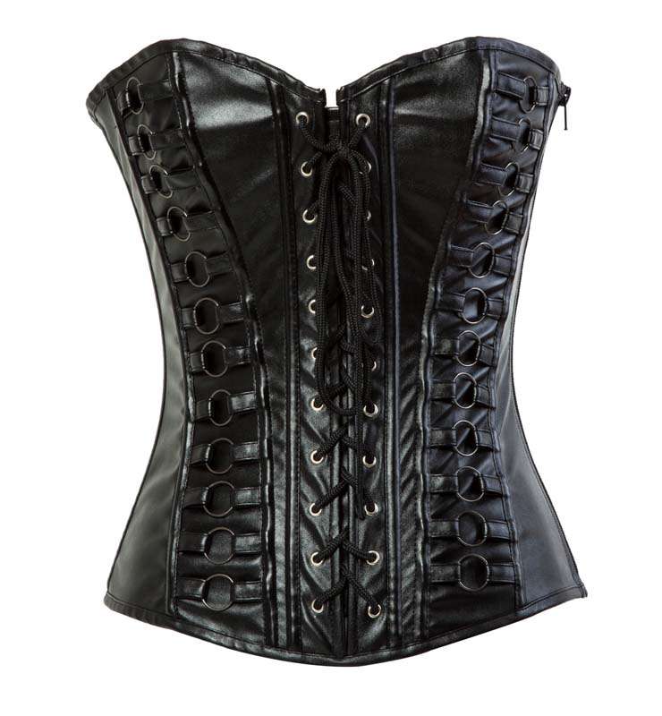 Sexy Black Outerwear Corset, Cheap Women