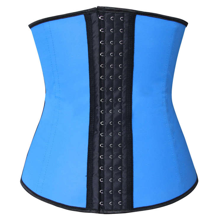 Latex Underbust Corset, Elastic Body Shaper Bustier, High Quality Blue Steel Bone Underbust Corset, Plus Size Corset, #N10242
