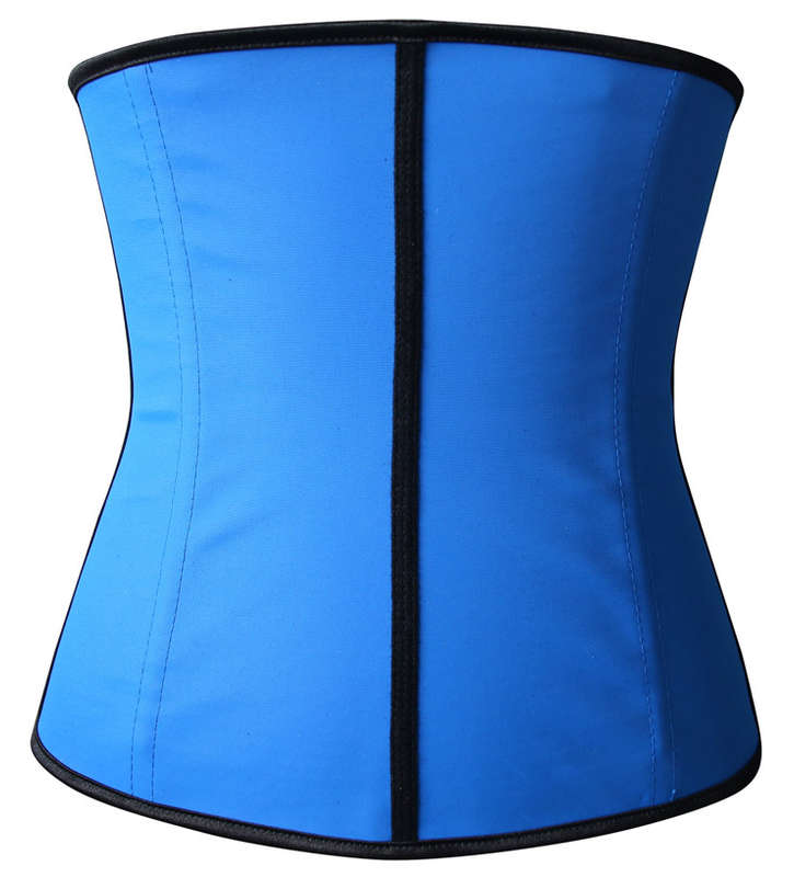 Latex Underbust Corset, Elastic Body Shaper Bustier, High Quality Blue Steel Bone Underbust Corset, Plus Size Corset, #N10242