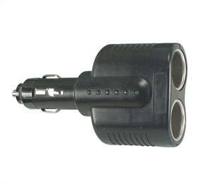 ADAP CIG PLUG - 2xCIG SOCK 10A  K3210