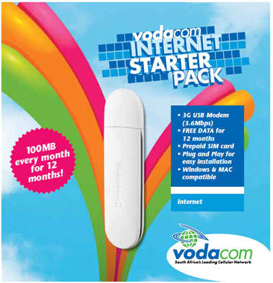 Vodacom launches “Internet Starter Pack” for R399