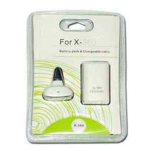 Xbox 360 Battery pack & Chargeable cable 4800mAH - Brand NEW - Super Saver POSTAGE