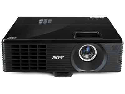 Acer X1213 DLP Office Projector - 3D-Ready, 3200 Lumens, 4500:1 Image Contrast, Top Loading, Zoom, 2.6kg + Bag