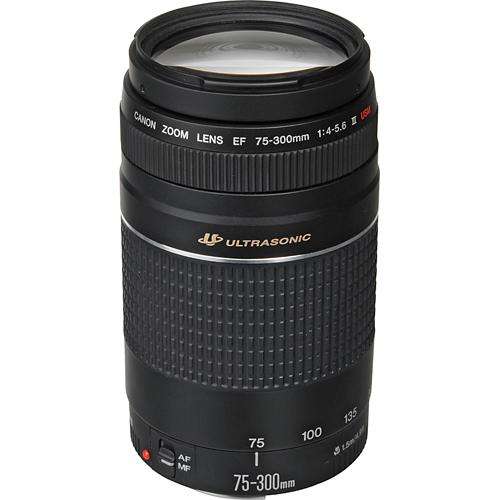 **Canon ZOOM Lens EF ** 75-300mm III Mk 3 USM ** Ready for overnite shipping **