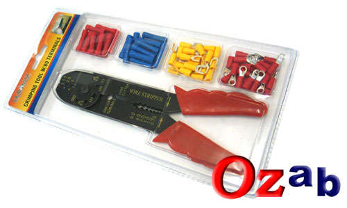 Crimp tool with connectors