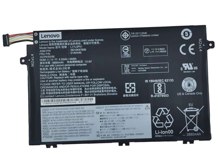 Lenovo 01AV448 Original Battery 45Wh for E41-50 (82HW)