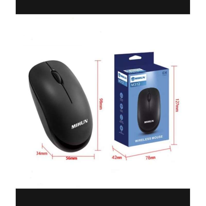 Mihun M312 wireless mouse Black