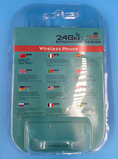 COMPUTER MOUSE WIRELESS 2.4GHZ 1600DPI Black