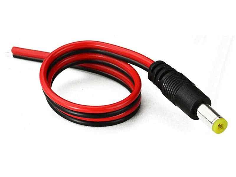 Male DC Connecto Cable for CCTV camera pack of 8