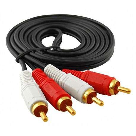2 RCA/M To 2 RCA/M Cable  5M