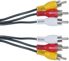 3 RCA M/M Audio Video Cable  1.5M