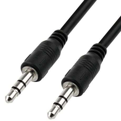 3M High Grade 3.5mm AUX Male to Male Black