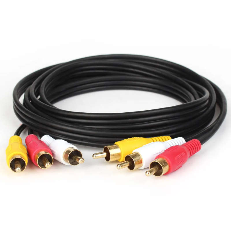 3M High Grade 3x3 RCA Audio Video Cable (3-RCA CORD)