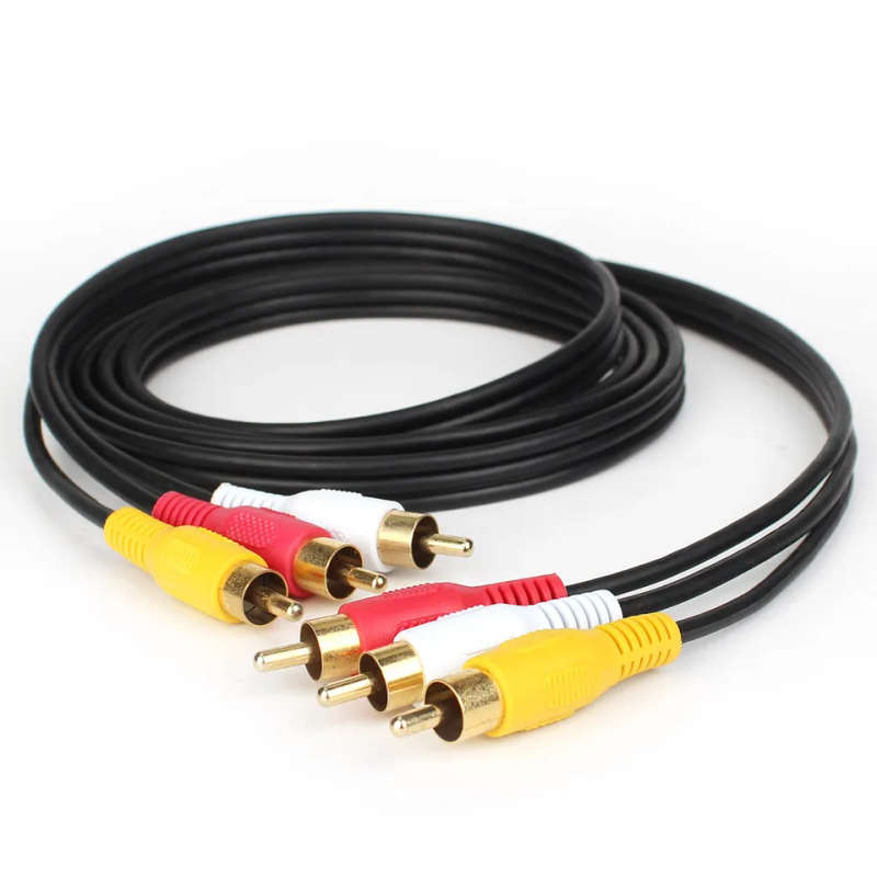5M High Grade 3x3 RCA Audio Video Cable (3-RCA CORD)