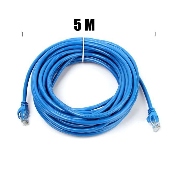 5m Cat6 Ethernet UTP Lan Cable Indoor Blue Cable