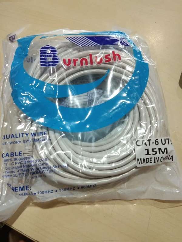 15M CAT6 1Gbit/s Networking LAN Cable (UTP Ethernet Cable)