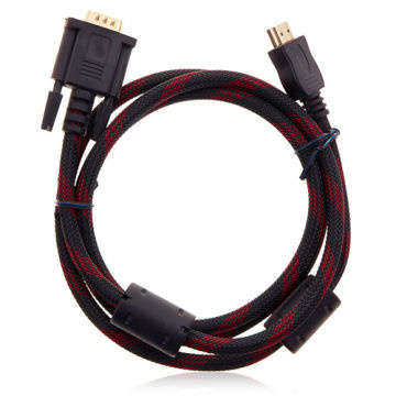 1.5M High Speed HDMI to VGA - Red