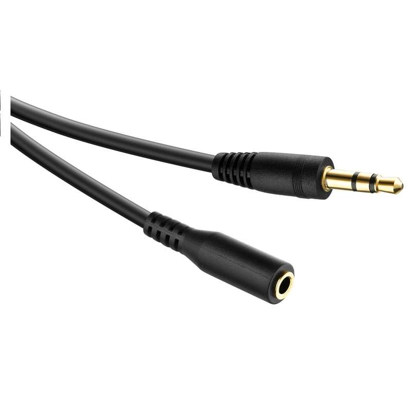 3.5mm Male to 3.5mm Female Aux Cable - 1.5m