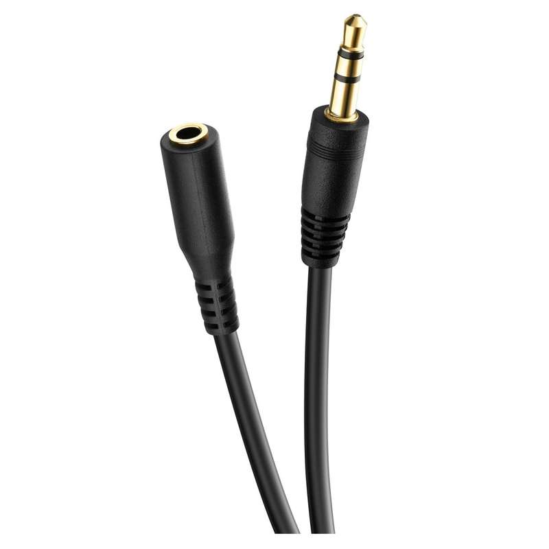 3.5mm Male to 3.5mm Female Aux Cable - 1.5m