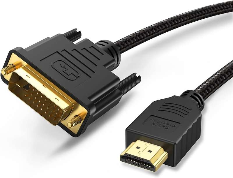 HDMI to DVI Cable, 1.5m  3D High Quality Cable