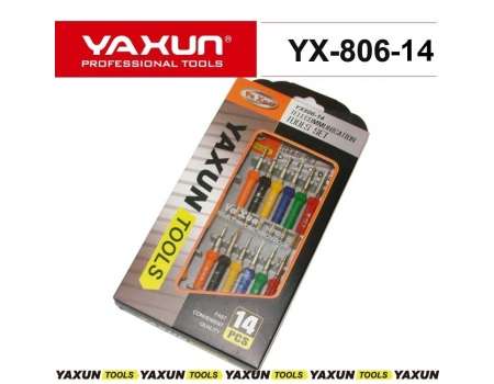 Yaxun yx806-14 telecommunication tools set