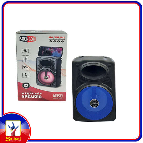 Soonbox Wireless Speaker model S3