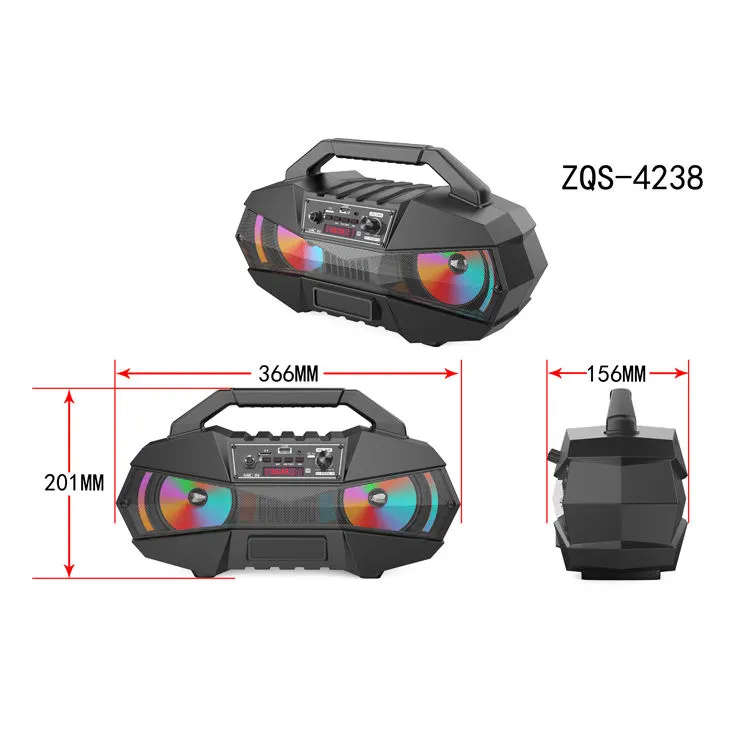 ZQS4238 MULTI-MEDIA BT-SPEAKER with microphone