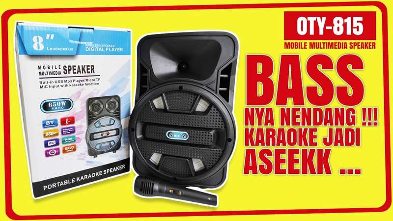 OTY-815 Mobile multimedia BT-SPEAKER 650W