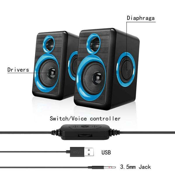 Ft-165 USB Multimedia Woofer Speaker For PC